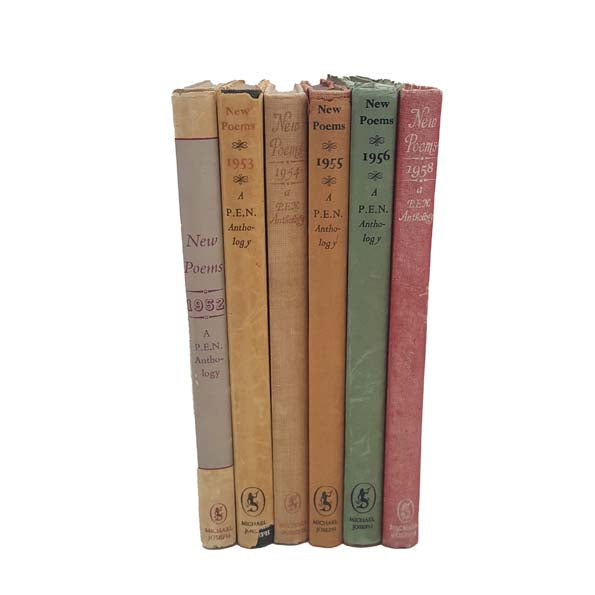 1950s Patterned Poetry Collection - Michael Joesph First Editions