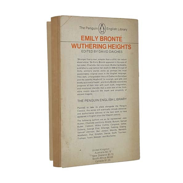 Emily Brontë's Wuthering Heights - Penguin 1969-78