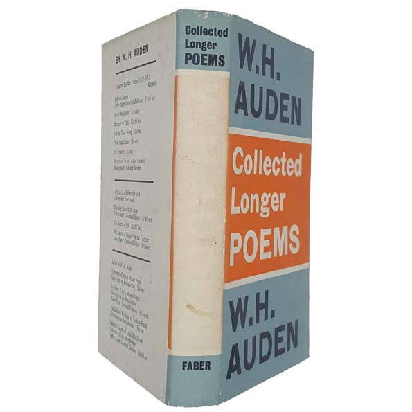 Collected Longer Poems of W. H. Auden - Faber 1968, first edition