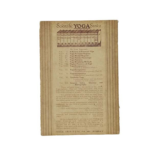 Easy Postures for Woman by Sita Devi - Yoga Institute 1934