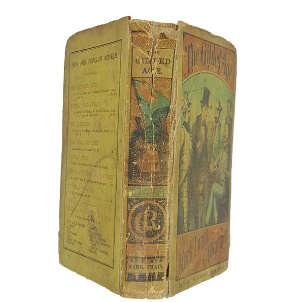 The Gilded Age by Mark Twain and C.D. Warner - George Robertson 1874