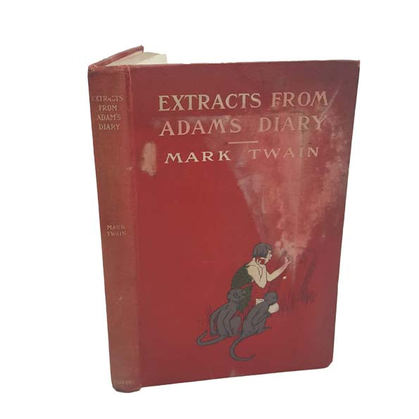 Mark Twain's Extracts From Adam's Diary - First Edition, 1904