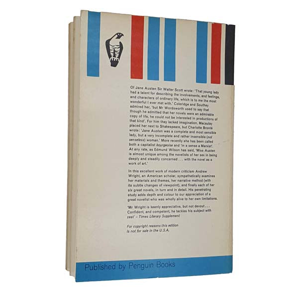 Jane Austen's Novels by Andrew H. Wright - Peregrine 1962