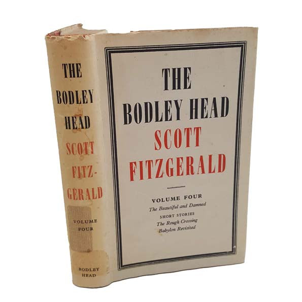 Scott Fitzgerald's The Beautiful and Damned &amp; Short Stories  - The Bodley Head, Volume IV, 1961