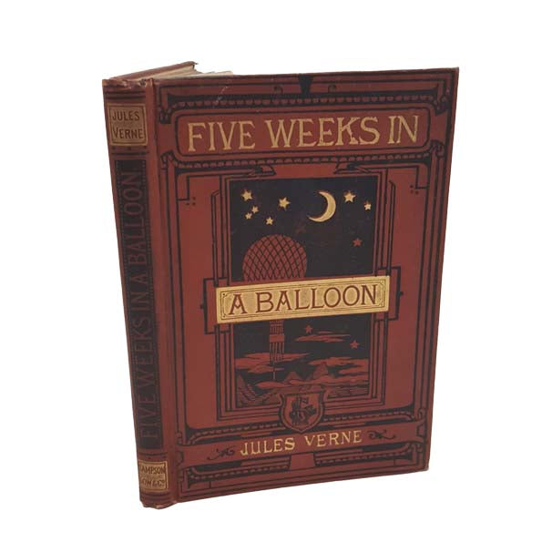 Five Weeks in a Balloon by Jules Verne - Sampson Low, 1888