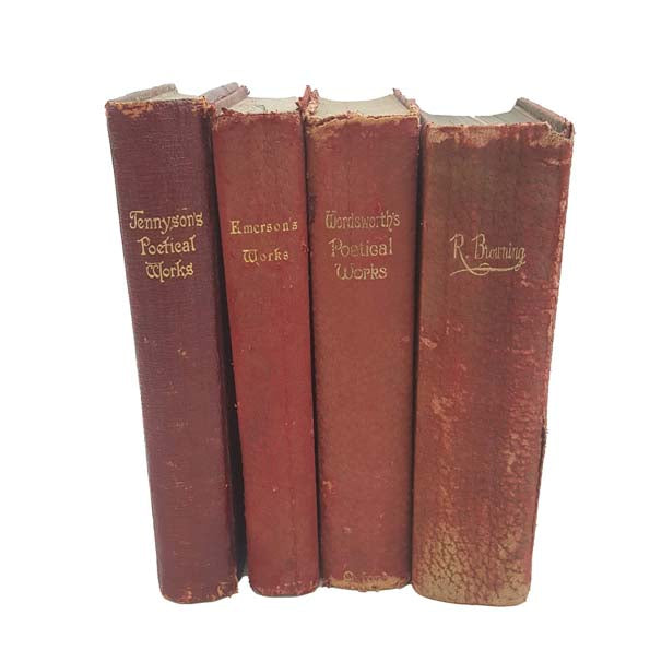 19th Century Leather Poetry Collection