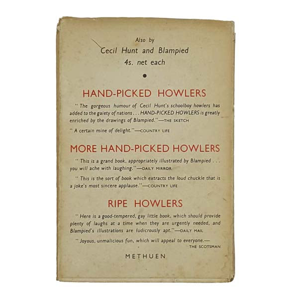 Hand-Picked Proverbs by Cecil Hunt - Methuen 1940