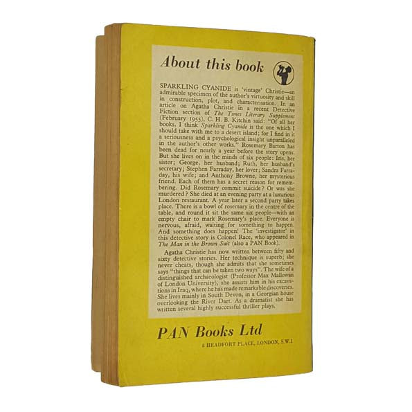 Agatha Christie's Sparkling Cyanide - Pan 1955