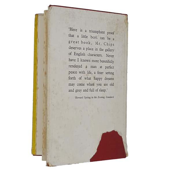 Good-Bye Mr. Chips by James Hilton - Hodder 1948