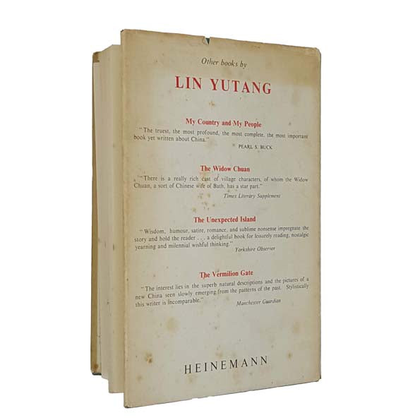 Lady Wu a True Story by Lin Yutang - Heinemann 1957