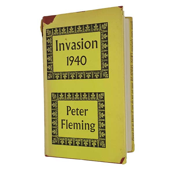 Invasion 1940 by Peter Fleming - Reader's Union 1958