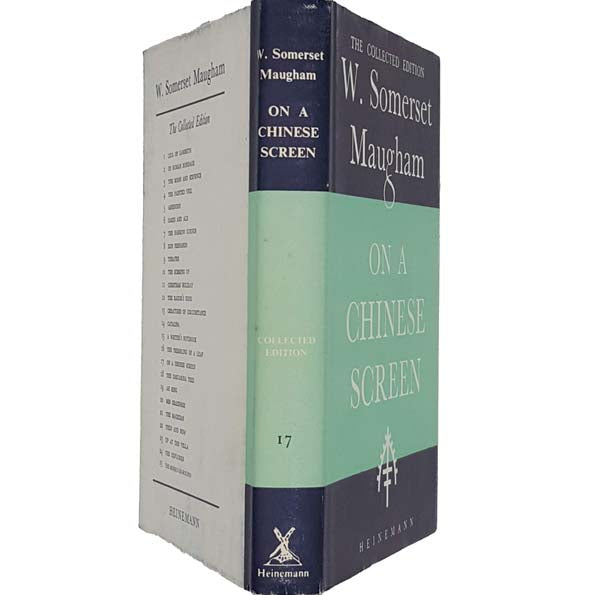 W. Somerset Maugham's On a Chinese Screen - Heinemann 1969