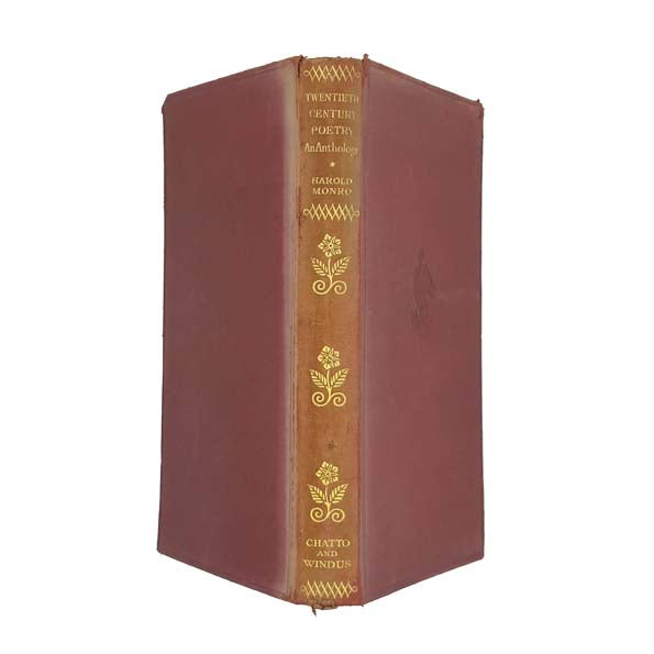 Anthology of Twentieth Century Poetry compiled by Harold Monro - Chatto &amp; Windus 1929