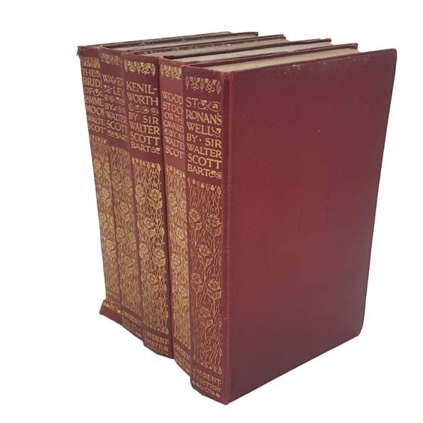 Sir Walter Scott - 5 Vintage Books, J. M. Dent