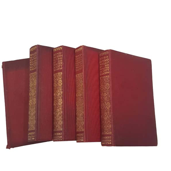 Sir Walter Scott - 5 Vintage Books, J. M. Dent