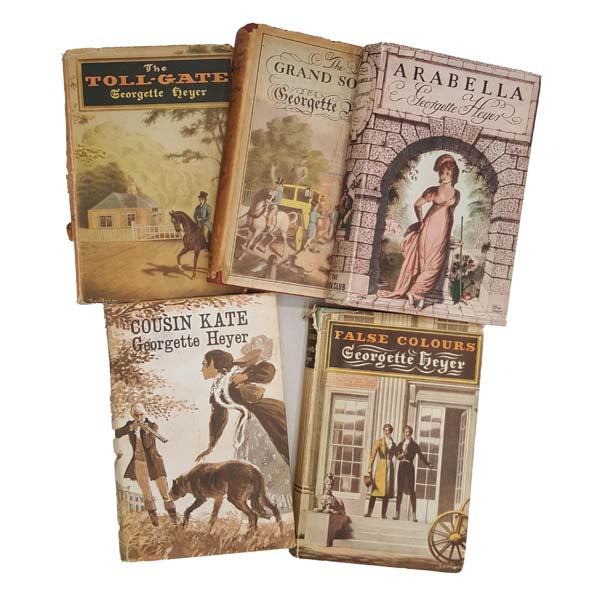 Georgette Heyer - 5 Vintage Books The Book Club, 1950-68