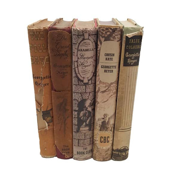 Georgette Heyer - 5 Vintage Books The Book Club, 1950-68