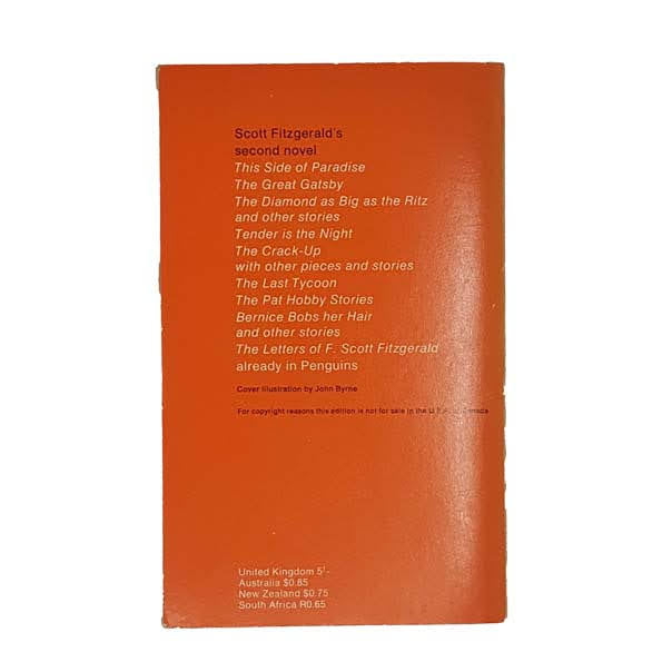 The Beautiful and Damned by F. Scott Fitzgerald - Penguin, 1968