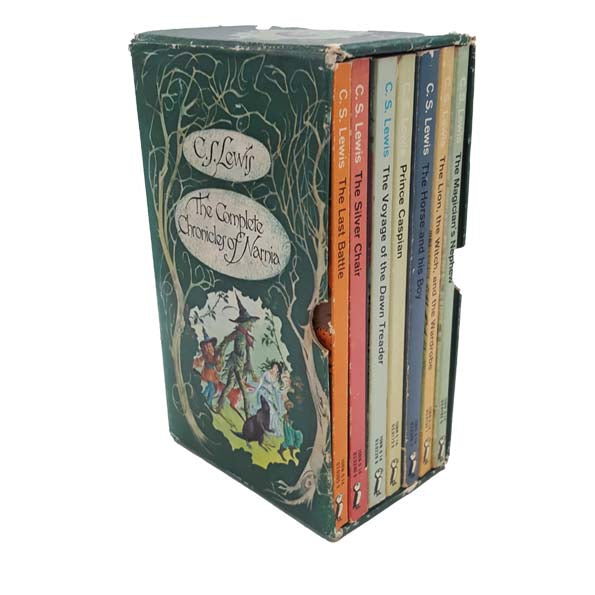 C. S. Lewis' The Chronicles of Narnia Box Set - Puffin, 1974