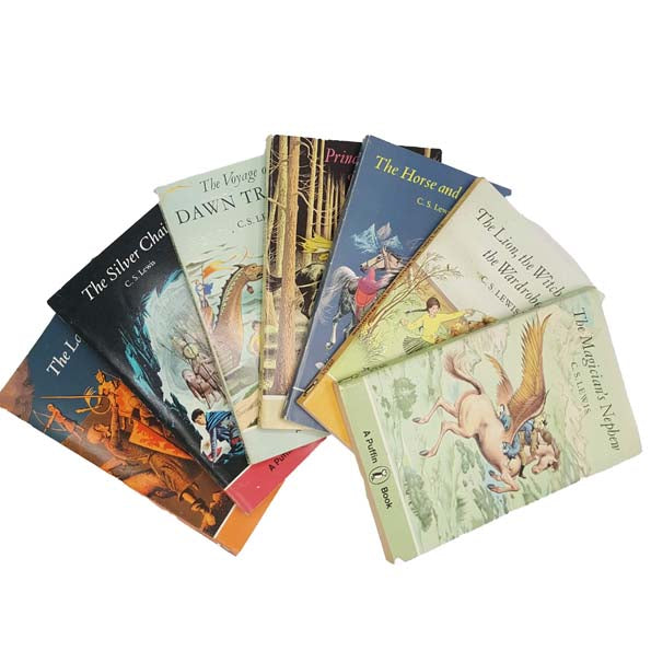 C. S. Lewis' The Chronicles of Narnia Box Set - Puffin, 1974