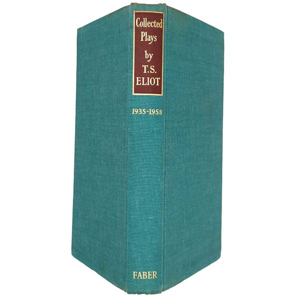 T. S. Eliot's Collected Plays 1935 - 1958 - Faber 1962
