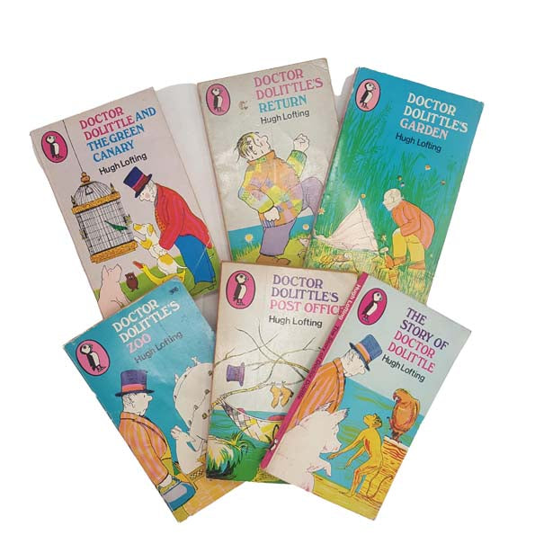 Doctor Dolittle 6-Book Collection - Puffin, 1967-78