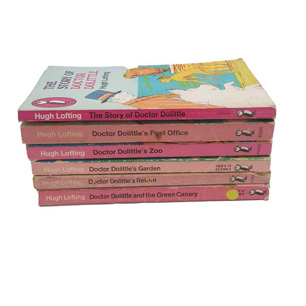 Doctor Dolittle 6-Book Collection - Puffin, 1967-78