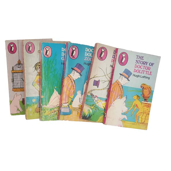 Doctor Dolittle 6-Book Collection - Puffin, 1967-78