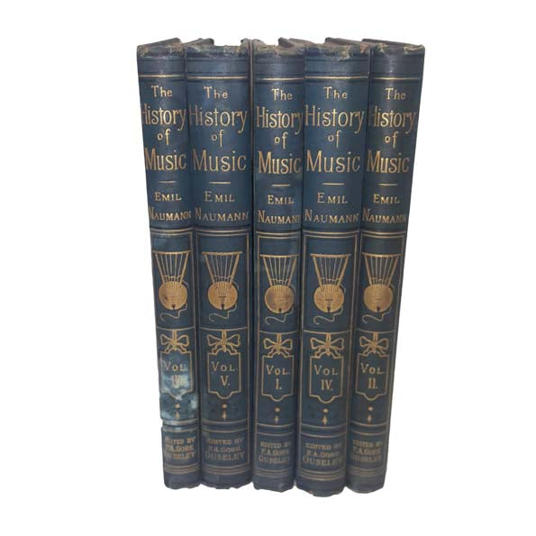 The History of Music by Emil Naumann, Complete Vols. I-V - Cassell &amp; Company