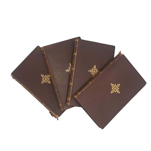 H. G. Wells 4 Vintage Leather Book Collection - Ernest Benn, 1926-7