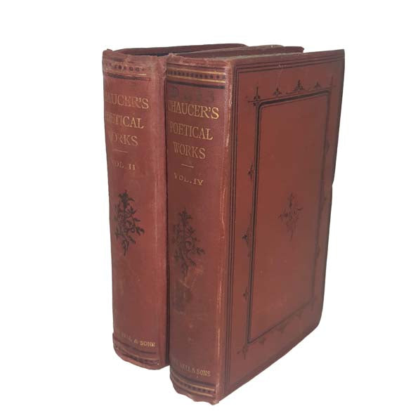 Chaucer's Poetical Works Vols. II &amp; IV - Geroge Bell, 1885-6