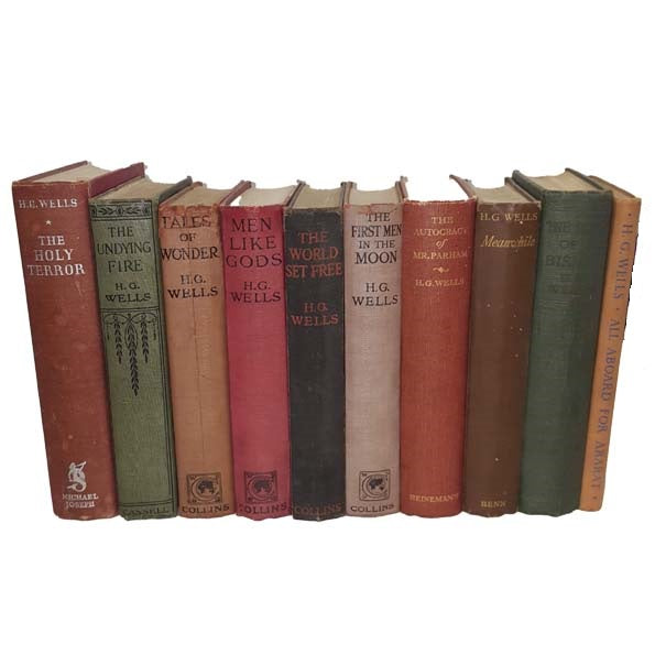 H. G. Wells' Novels - 10 First Editions