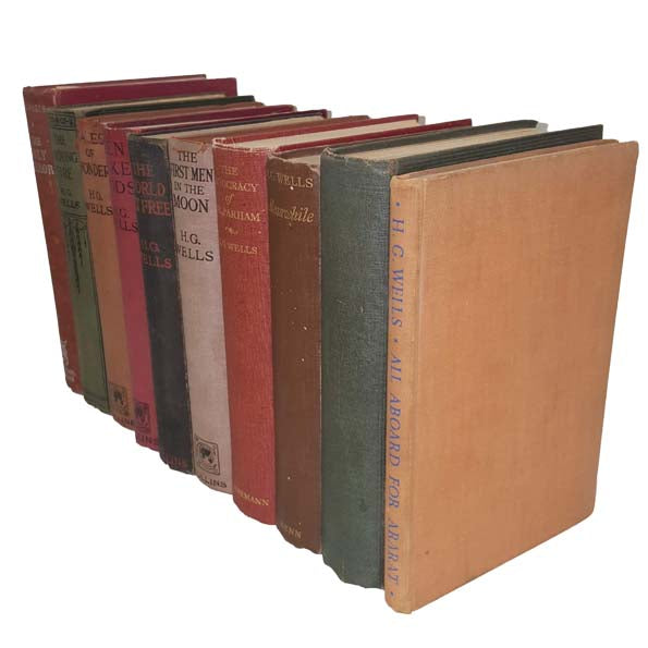 H. G. Wells' Novels - 10 First Editions