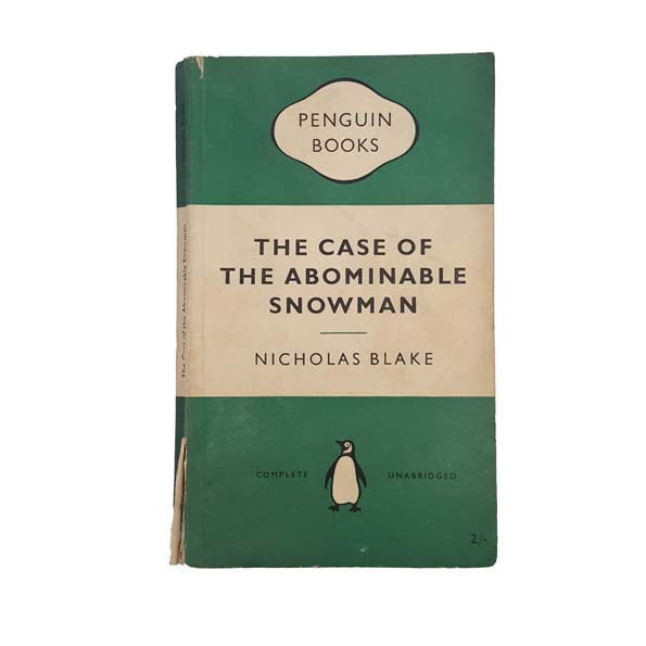 The Case of The Abominable Snowman by Nicholas Blake  - Penguin, 1954