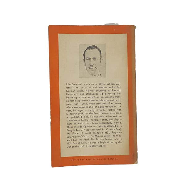 John Steinbeck's Tortilla Flat - Penguin 1954