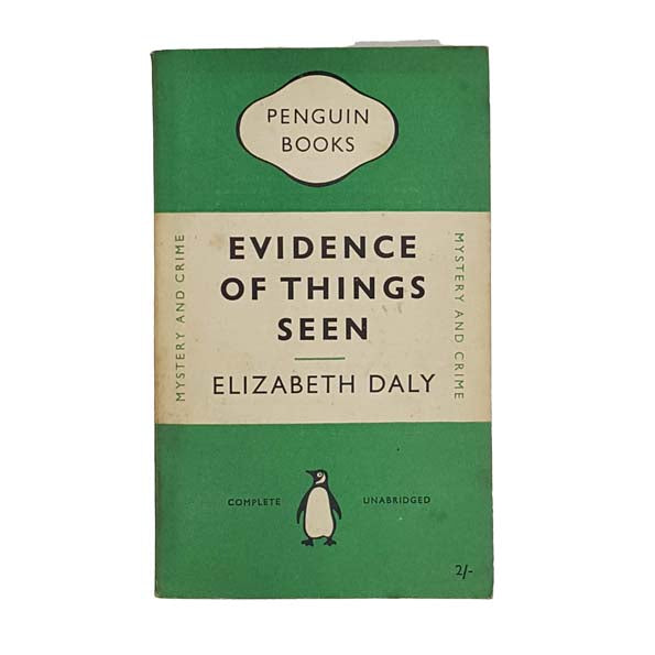Evidence of Things Seen by Elizabeth Daly - Penguin 1951