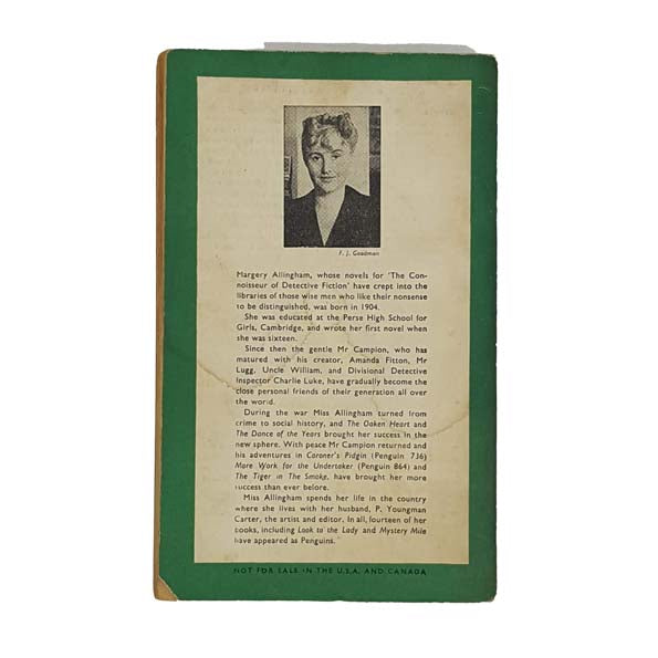 The Crime at Black Dudley by Margery Allingham - Penguin 1953