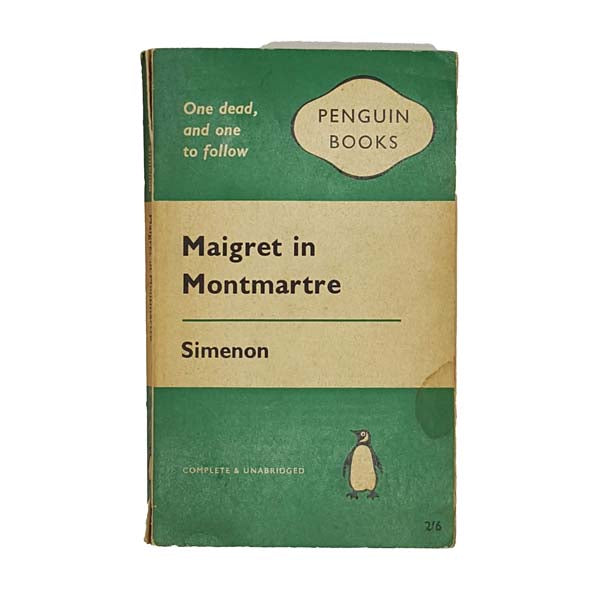 Maigret in Montmartre by Georges Simenon - Penguin 1960