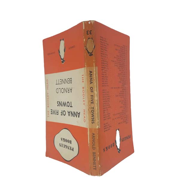 Anna of Five Towns by Arnold Bennett - Penguin, 1936