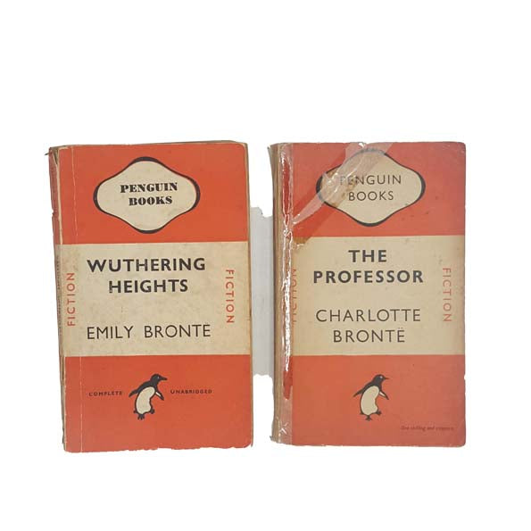 The Brontë Sisters Wuthering Heights &amp; The Professor - Penguin, c.1950s