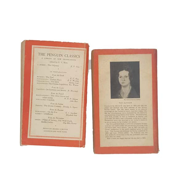 The Brontë Sisters Wuthering Heights &amp; The Professor - Penguin, c.1950s