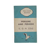 Persons and Periods by G. D. H. Cole - Pelican 1945