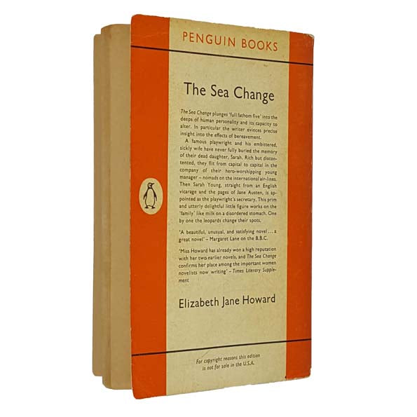 The Sea Change by Elizabeth Jane Howard - Penguin 1962