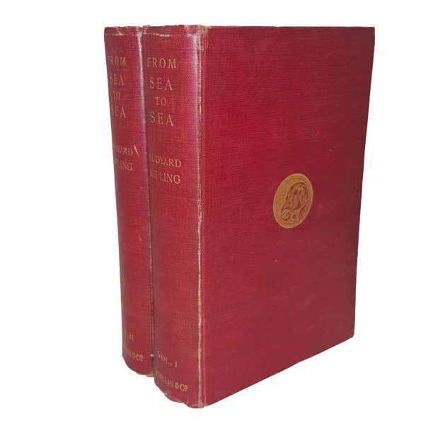 Rudyard Kipling's From Sea to Sea Volume 1 &amp; 2, Macmillan, 1900