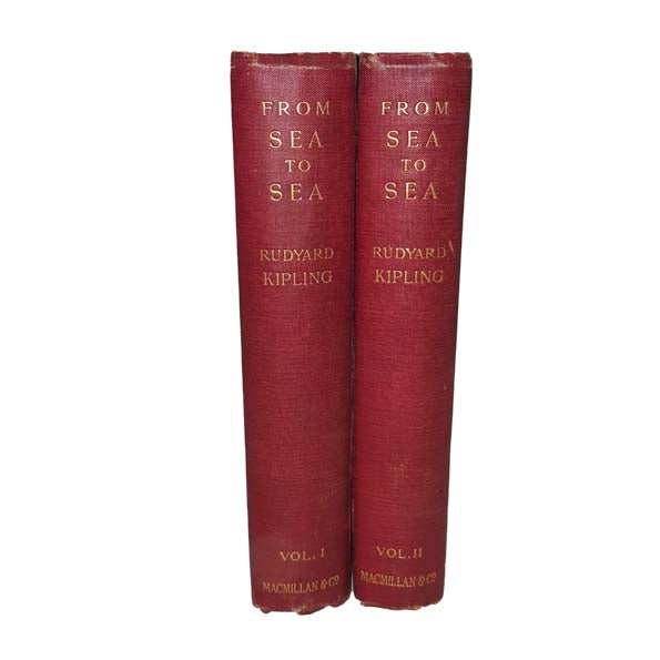 Rudyard Kipling's From Sea to Sea Volume 1 &amp; 2, Macmillan, 1900