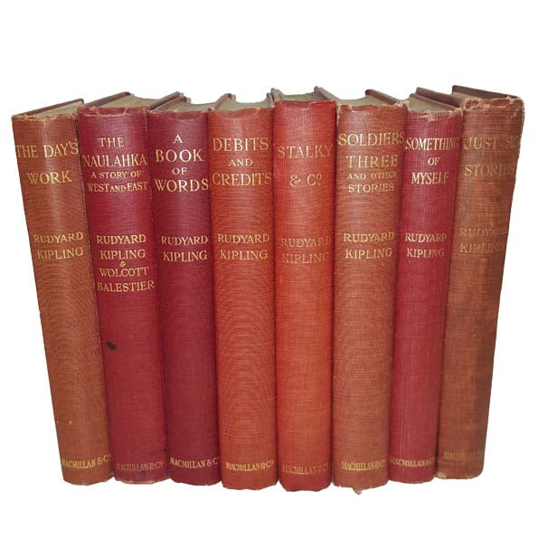 Rudyard Kipling Collected Works - Macmillan, c.1920 (16 Books)