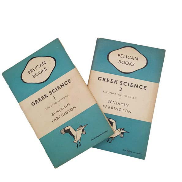 Greek Science 1 &amp; 2 by Benjamin Farrington - Pelican, 1949