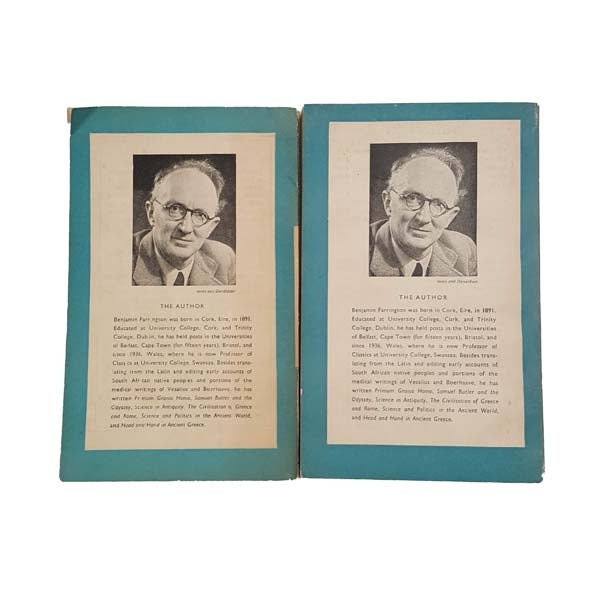 Greek Science 1 &amp; 2 by Benjamin Farrington - Pelican, 1949