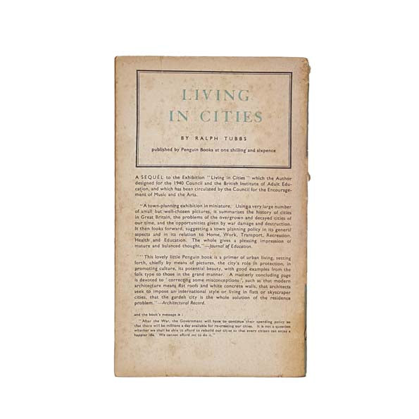 Town Planning by Thomas Sharp - Pelican, 1945