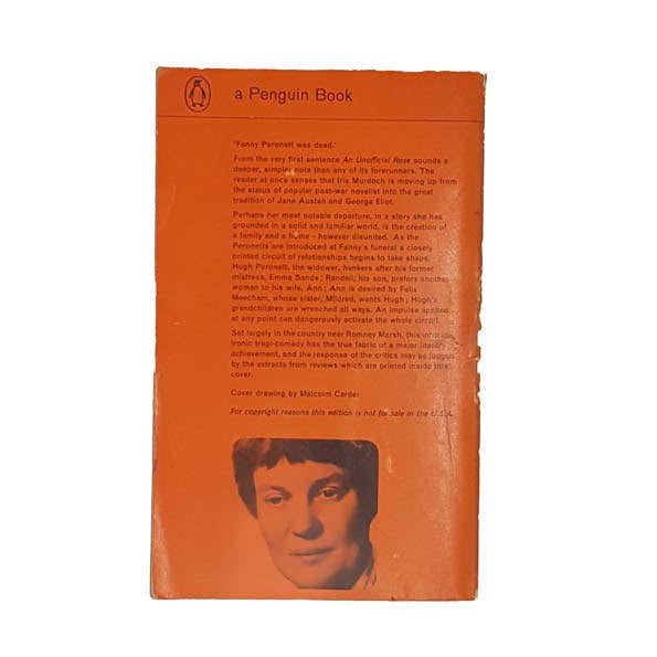 An Unofficial Rose by Iris Murdoch - Penguin, 1964